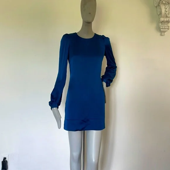 French Connection Dresses | French Connection Silk Dress | Color: Blue | Size: 0 | Nbehavior's Closet